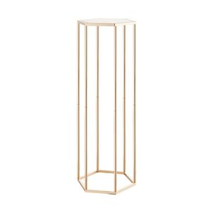 10 pièces de supports floraux hexagonaux cubiques en acrylique stratifié de 31,5 pouces pour centres de table de mariage et décorations de table, supports de fleurs en colonne - Product Image 1