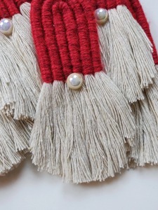 Anillo de servilleta de macramé con temática navideña para invitados, accesorio decorativo para la mesa de Nochebuena y regalo festivo. - Product Image 3