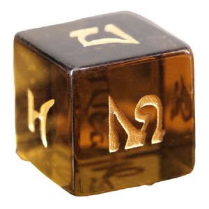 Piedra de alta calidad D6 Cubo de dados Cuarzo ahumado Piedra preciosa natural Cristal D6 Dados Piedra grabada Tibetano Craving Juegos de dados Vikingos - Product Image 2