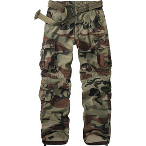 Camouflage Canvas <b>Cargo</b> Pants for Men Dark Wash Lightweight Breathable with Elastic Waist Designed for <b>Work</b> Outdoor Activities - Product Image 3