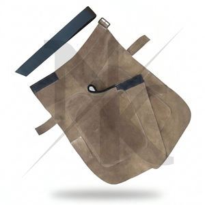 Delantal de Herrador de Cuero Genuino de Alta Calidad, Cinturón Ajustable, Delantales de Gamuza Resistentes para Herradores, Soldadura y Herraje - Product Image 6