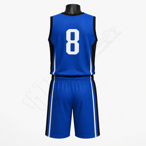 Fabricant d'uniformes de basketball personnalisés, ensemble de maillots de basketball sublimés, vêtements de basketball respirants pour équipe, fournisseur OEM ODM, 100% - Product Image 2