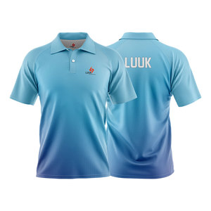 High Quality Anti Wrinkle Custom Printed Front Logo Short Sleeve Men's Polyester/Cotton Knitted Polo Shirts for <b>Coaches</b> - Product Image 1