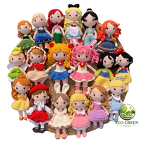 Muñeco de Ganchillo Kawaii, Amigurumi, Juguete de Peluche, Estilo Anime, Adorno Suave para Regalo de Baby Shower, Venta al por Mayor, Hecho a Mano