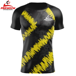 เสื้อรัดกล้ามเนื้อสำหรับผู้ชายแบบ OEM ออกแบบเองได้ พิมพ์ลายแบบ Sublimation ระบายอากาศได้ดี ต้านเชื้อแบคทีเรีย แห้งเร็ว - Product Image 5