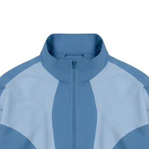 Nouveaux ensembles de pantalons coupe-vent en nylon pour hommes RTS Custom Logo Blue With Panels, pour l'été, séchage rapide, respirant, style streetwear. - Product Image 6