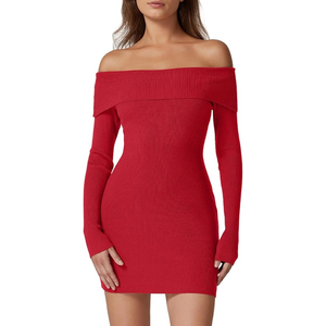 Robe de soirée élégante pour femme, robe de créateur personnalisée, col en V, manches longues, robe de soirée, robe de bal, robe de banquet - Product Image 1