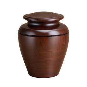 Premium Dark Wood Finish Wooden Urn for Ashes Elegant Adult Cremation <b>Memorial</b> Urn for Home Display and Funeral Remembrance - Product Image 6