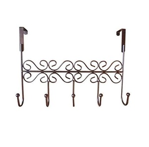 Elegante Perchero Metálico de Pared, Organizador Decorativo de Lujo para Abrigos, Sombreros y Bolsos, para la Entrada del Hogar - Product Image 1