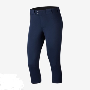 Men Sublimated Baseball Pants Slim Fit Button Fly 100% Polyester Breathable Solid Color All Seasons Baseball Apparel Manufacture - Product Image 5