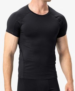 Rashguard à manches longues de haute qualité et écologique pour hommes - Protection UV, séchage rapide, anti-frottement - Tissu polyester/nylon pour le sport - Product Image 4