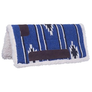 Tapis de selle équestre occidentale personnalisable haut de gamme, en feutre de laine de Nouvelle-Zélande beige, façonné à la main, pour la protection du cheval - Product Image 2