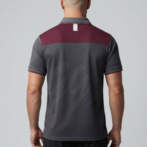 เสื้อโปโลกอล์ฟแบบกำหนดเอง เนื้อผ้าแห้งเร็ว คอปกคลาสสิก แขนสั้น ชุดกีฬา สำหรับสโมสรกอล์ฟมืออาชีพและทีม - Product Image 4