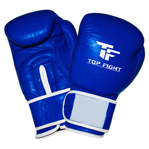 Gants de boxe en cuir de qualité supérieure à prix abordable, avec patchs élégants, à lacets, pour la compétition - Product Image 3