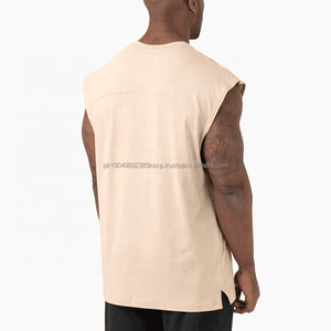 Débardeur de sport pour homme de haute qualité en gros, débardeur sans manches en coton 100%, débardeur surdimensionné en tricot coupé - Product Image 2