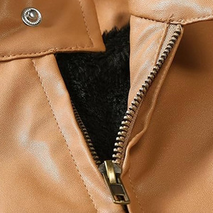Chaqueta de Cuero Elegante de Alta Calidad para Hombre, Venta al Por Mayor OEM, Cómoda y Casual para Uso Diario - Product Image 5