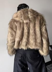 Veste d'extérieur de luxe vintage courte en cuir véritable américain, réversible, à capuche, imperméable, respirante, écologique, épaisse pour le printemps - Product Image 2