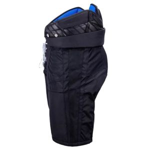 Men <b>Red</b> Padded Ice Hockey Shorts Polyester Protective Pants Adjustable <b>Belt</b> Sports Training Competition Equipment - Product Image 3