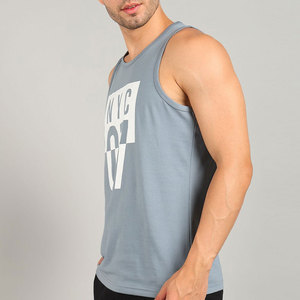 <b>Plus</b> <b>Size</b> Fresh Article Gym & Fitness Wear Men Tank <b>Top</b> Low Price Unique Style Bodybuilding Workout Vest - Product Image 3