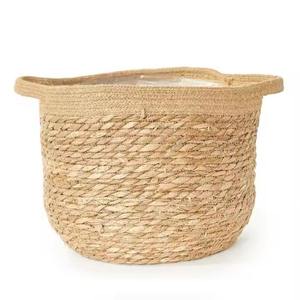 Handmade Eco-Friendly Customizable <b>Square</b> Seagrass <b>Basket</b> Natural Handles Vietnam Origin ODM/OEM <b>Storage</b> <b>Baskets</b> from Vietnam - Product Image 1