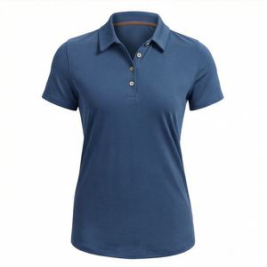Polo de golf uni pour femme, personnalisable, de haute qualité, pour le sport et les loisirs, avec logo et couleur sur mesure, vente en gros - Product Image 1