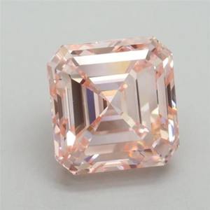 Diamante rosa intenso de corte Asscher cultivado en laboratorio, certificado por IGI, diamante rosa suelto para anillo de compromiso personalizado de 1 a 5 quilates VVS VS - Product Image 5
