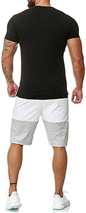 Nouvel ensemble décontracté d'été pour homme : T-shirt à manches courtes et short, ensemble uni de marque pour homme, 2 pièces - Product Image 6