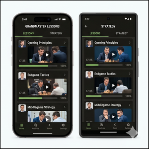 Aplicación de ajedrez Royalcraft: Juega en línea, aprende estrategia, rompecabezas, análisis y partidas multijugador IOS/Android y MAC - Product Image 4