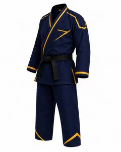 Ensemble de karaté en coton durable, coupe traditionnelle, ceinture sécurisée, léger, respirant, série personnalisable pour clubs - Product Image 3