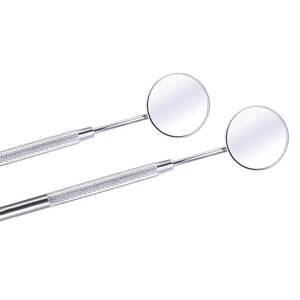 กระจกตรวจฟันแบบมีด้ามจับลายกันลื่น สีเงิน ยี่ห้อ Morje Surgical Dental รุ่น Class II ได้รับการรับรองมาตรฐาน CE สำหรับเครื่องมือผ่าตัด - Product Image 1