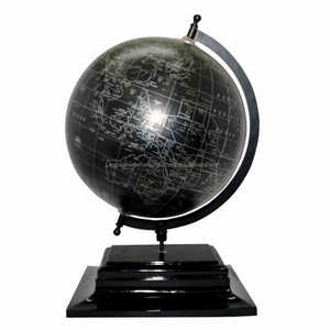 Globe éducatif, 3 pièces, avec base métallique, Globe monde rotatif - Product Image 3