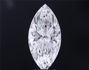 Superbe diamant blanc de 1 carat, taille marquise, pureté VS2, certifié IGI, cultivé en laboratoire, présentant un profil en goutte d'eau et une brillance élevée - Product Image 6