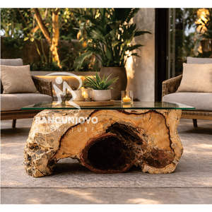 Mesa de Centro Moderna de Madera de Tamarindo, Muebles de Madera Sólida para Sala de Estar, para Uso Doméstico - Product Image 2