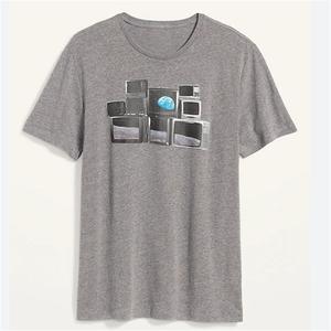 Camiseta de Manga Corta para Mujer, 100% Algodón, Cuello Redondo, Corte Regular, Transpirable, Color Sólido, Estilo Casual, 180 Gramos, Tejido No Tejido - Product Image 2