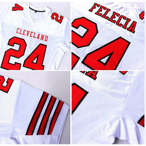 Nouvelle tenue d'équipe sportive américaine, maillot de football américain à manches courtes, lavé, toutes saisons, meilleure qualité - Product Image 3