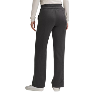 Wholesale <b>Women</b> Flare <b>Jogger</b> Pants Mid Flat Front Cotton Polyester <b>Fleece</b> Winter Breathable Eco-Friendly Drawstring Customizable - Product Image 2