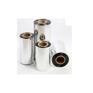 Lámina metálica de película metalizada CPP de plata brillante de Vietnam para rollo de película de laminación de embalaje flexible respetuoso con el medio ambiente de grado alimenticio - Product Image 1