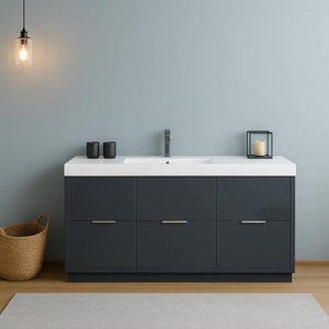 Muebles de Baño de Primera Calidad, Estilo Moderno con Cajones y Fácil Montaje, Muebles de Madera Hechos a Mano en Vietnam - Product Image 5