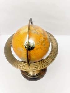 Vintage Brass <b>Globe</b> <b>World</b> Map Nautical Desk Decor Astrolabe Armillary Sphere for Home Office - Product Image 5