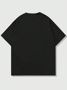T-shirts en coton 100% uni de haute qualité pour hommes, taille plus, vente en gros, fabricant de t-shirts oversize, impression graphique, streetwear - Product Image 5
