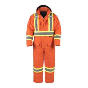 Combinaison ignifuge réfléchissante en polyester taille S, combinaison de mécanicien, combinaison respirante, combinaison de sécurité pour homme, uniforme de travail - Product Image 1