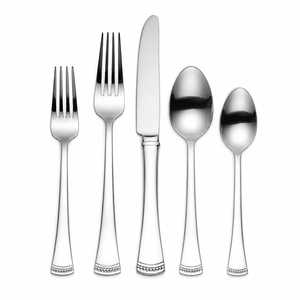 Cuillère de service dorée 16 pouces en laiton, design classique, manche long, revêtement PTFE, poignée en acier inoxydable, durable, style poli, modèle 1 - Product Image 1