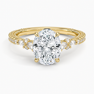 Anillo de Oro Rosa de 14K con Diamante Primrose y un Impresionante Diseño de Diamantes para Uso Diario y Ocasiones Especiales - Product Image 5