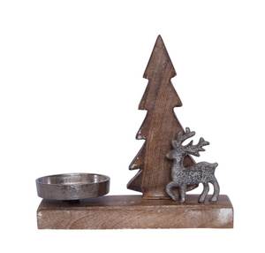 <b>Christmas</b> Aluminum Tea <b>Light</b> Holder with Deer and <b>Trees</b> Design for Home Decoration - Product Image 2