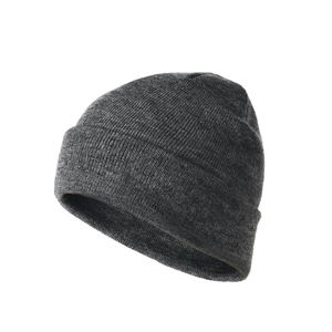 Bonnet en acrylique doux de haute qualité, style streetwear audacieux, design jacquard uni, vente en gros, personnalisable de haute qualité - Product Image 1
