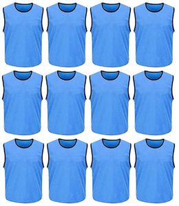 Chaleco de Entrenamiento de Fútbol Unisex Promocional 100% Poliéster al por Mayor Personalizado Transpirable con Serigrafía de Malla de Secado Rápido - Product Image 2