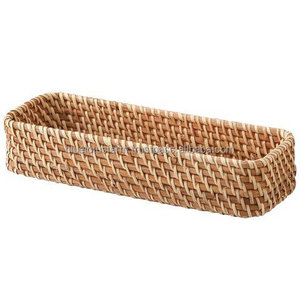 ส่วนลดสำหรับการจัดเก็บหวายตะกร้าหวายดอกบัวสีฟ้า - Product Image 6