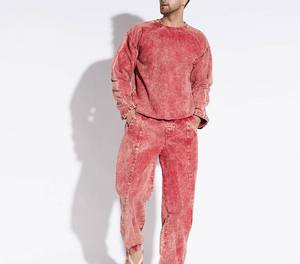 <b>Men</b> Casual Tracksuit Two Pieces Set Autumn Skinny Fit <b>Long</b> Sleeve Zipper <b>Cardigan</b> Coat Drawstring - Product Image 3