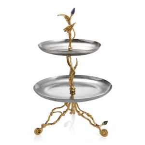 Antique Silver Metal <b>Cake</b> <b>Stand</b> for Classic Party Decoration Wedding <b>Cake</b> <b>Stand</b> for Event and Banquet Decoration - Product Image 4