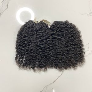 Haute qualité 100% extensions de cheveux humains bruts non transformés cuticule alignée crépus bouclés qualité cheveux vierges tissage pour les femmes noires - Product Image 3